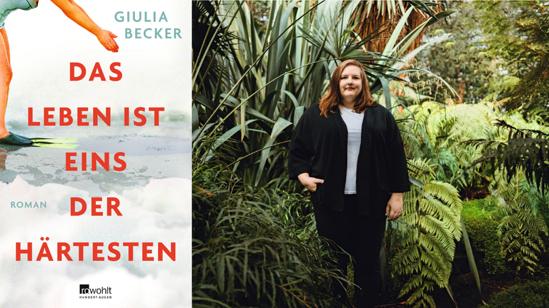 Die Autorin Giulia Becker und ihr Roman "Das Leben ist eins der Härtesten" Die Autorin Giulia Becker und ihr Roman "Das Leben ist eins der Härtesten"