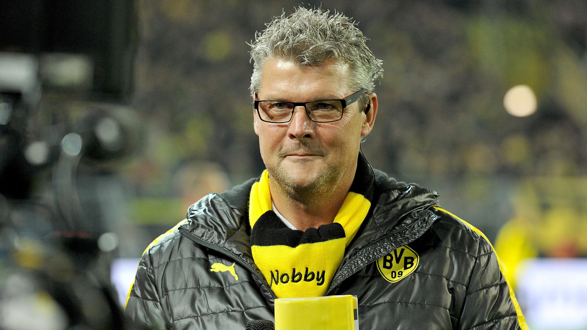 Norbert Dickel, aufgenommen 2015 im Signal Iduna Park in Dortmund Norbert Dickel, aufgenommen 2015 im Signal Iduna Park in Dortmund