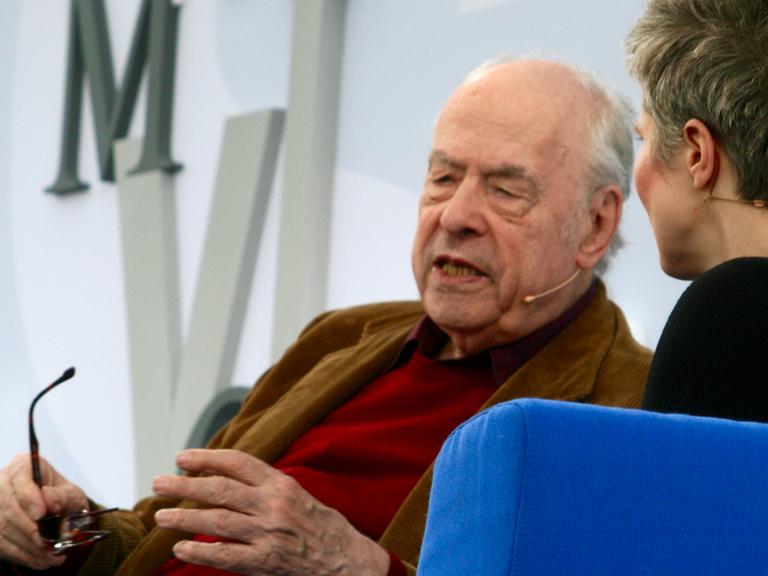 Karl Heinz Bohrer im Gespräch mit Svenja Flaßpöhler am 24. März 2017 auf der Leipziger Buchmesse