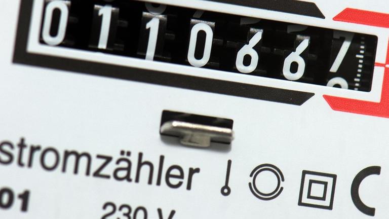 Ein typischer Wechselstromzähler. Ein typischer Wechselstromzähler.