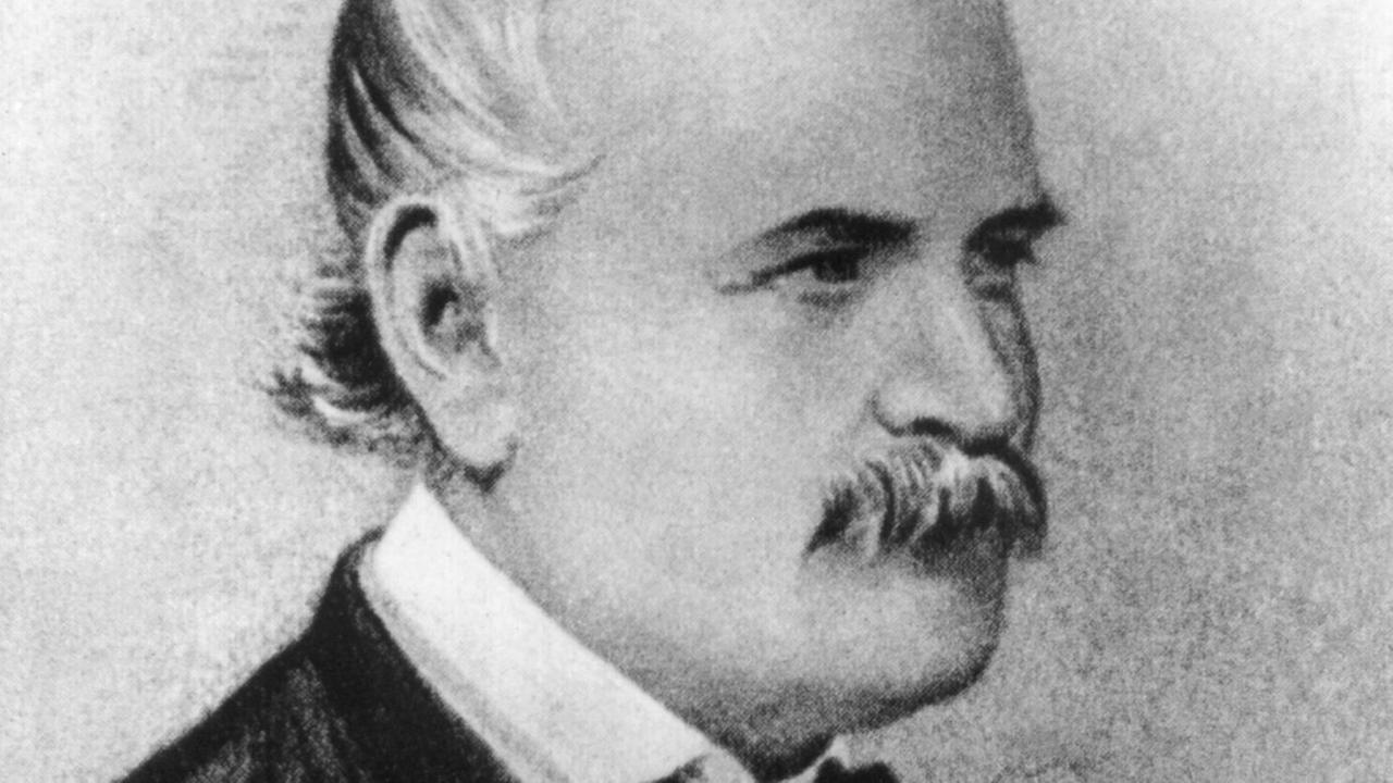 Undatierte Aufnahme des ungarischen Gynäkologen und Professors. Semmelweis wurde am 1. Juli 1818 in Ofen bei Budapest geboren. Er erkannte die Ursache und Ansteckungsweise des Kindbettfiebers und empfahl die Desinfektion (Antisepsis durch Chlorwasser) als Vorbeugemittel. Er starb am 13. August 1865 in Döbling bei Wien. Undatierte Aufnahme des ungarischen Gynäkologen und Professors. Semmelweis wurde am 1. Juli 1818 in Ofen bei Budapest geboren. Er erkannte die Ursache und Ansteckungsweise des Kindbettfiebers und empfahl die Desinfektion (Antisepsis durch Chlorwasser) als Vorbeugemittel. Er starb am 13. August 1865 in Döbling bei Wien.