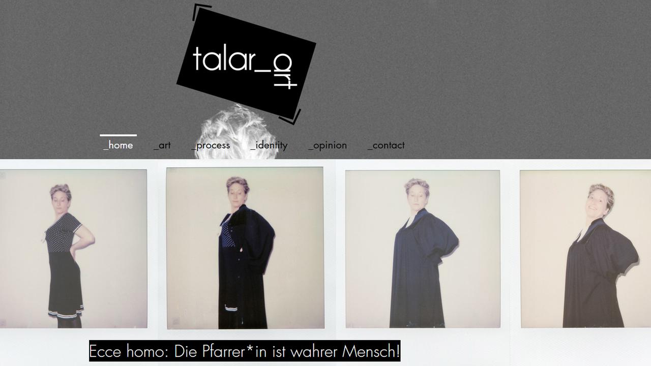 Auf Talarart.net zeigt sich die Theologin Annina Ligniez als Pfarrerin und als Privatperson. Auf Talarart.net zeigt sich die Theologin Annina Ligniez als Pfarrerin und als Privatperson.