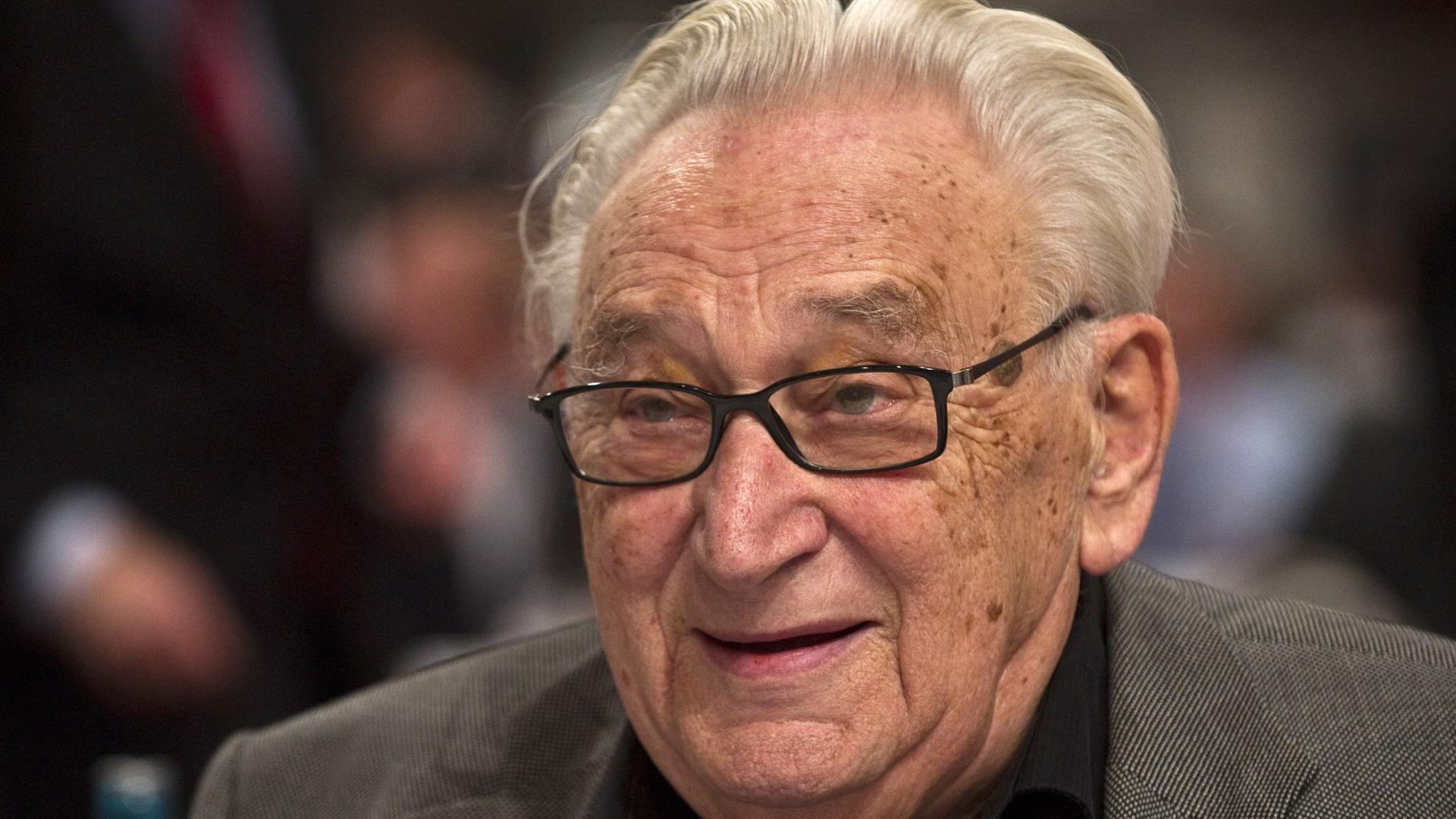 Foto des SPD-Politikers Egon Bahr Foto des SPD-Politikers Egon Bahr