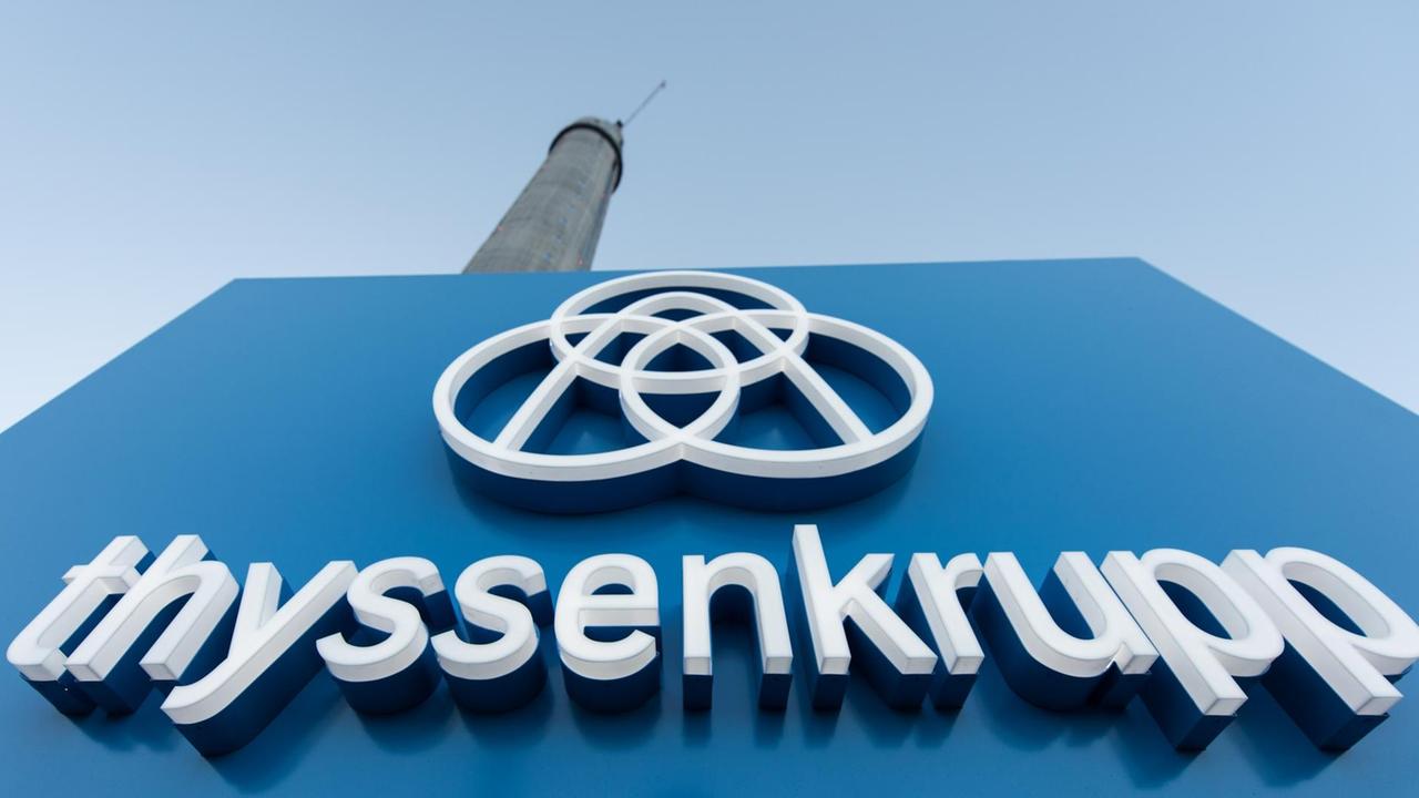 Das Logo von Thyssenkrupp Das Logo von Thyssenkrupp