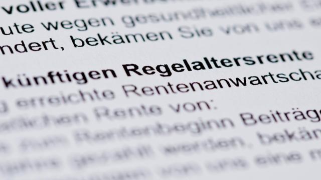Eine Renteninformation der Deutschen Rentenversicherung