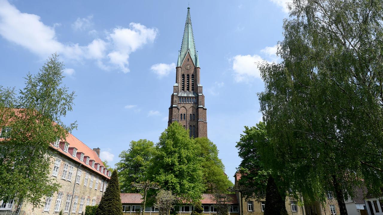 Blick am 19.05.2016 auf den St. Petri-Dom in Schleswig (Schleswig-Holstein).