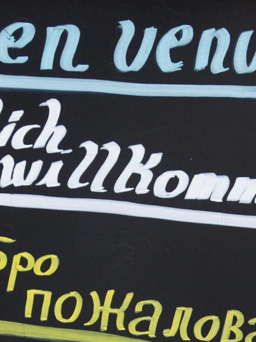 Willkommen in mehreren Sprachen