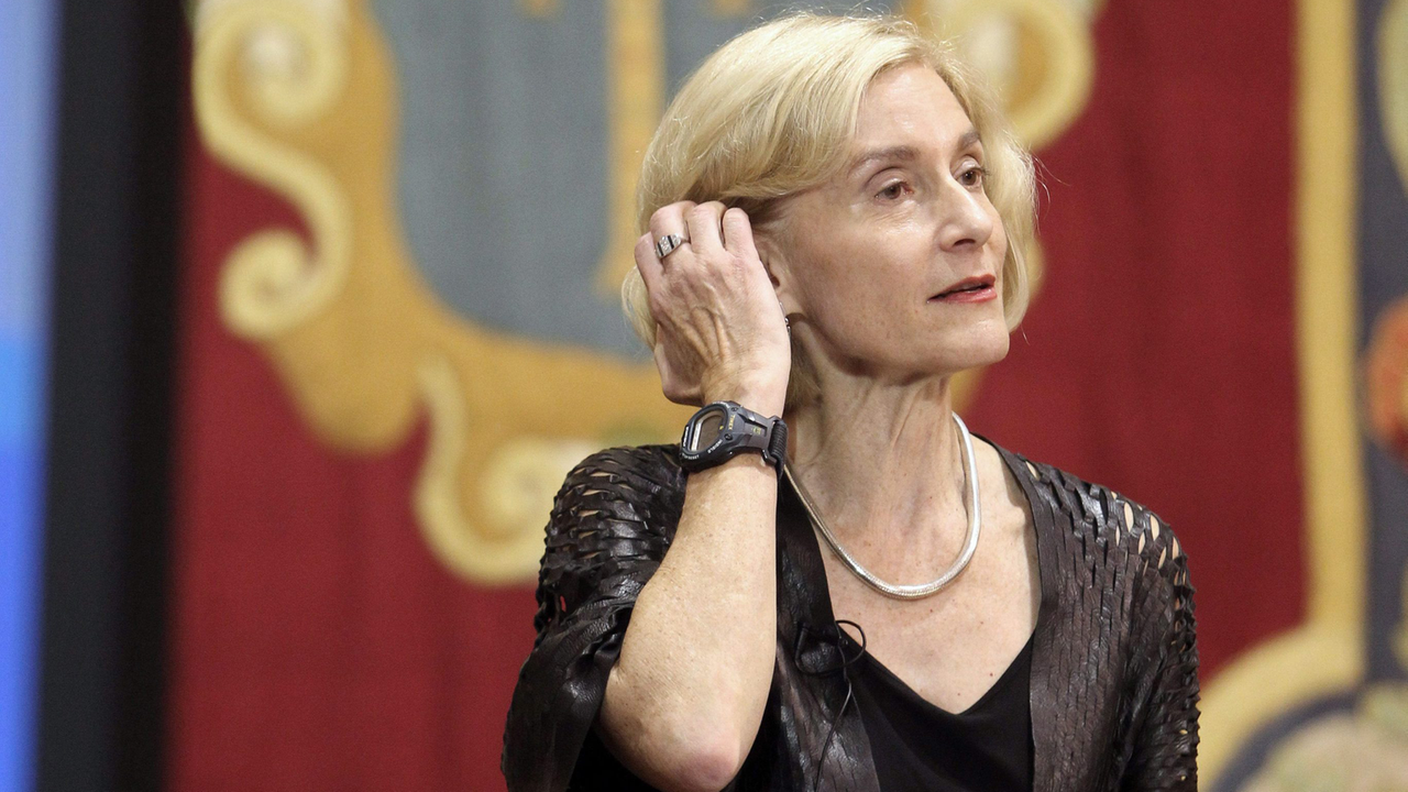 Die Philosophin Martha C. Nussbaum bei einer Preisverleihung in Spanien