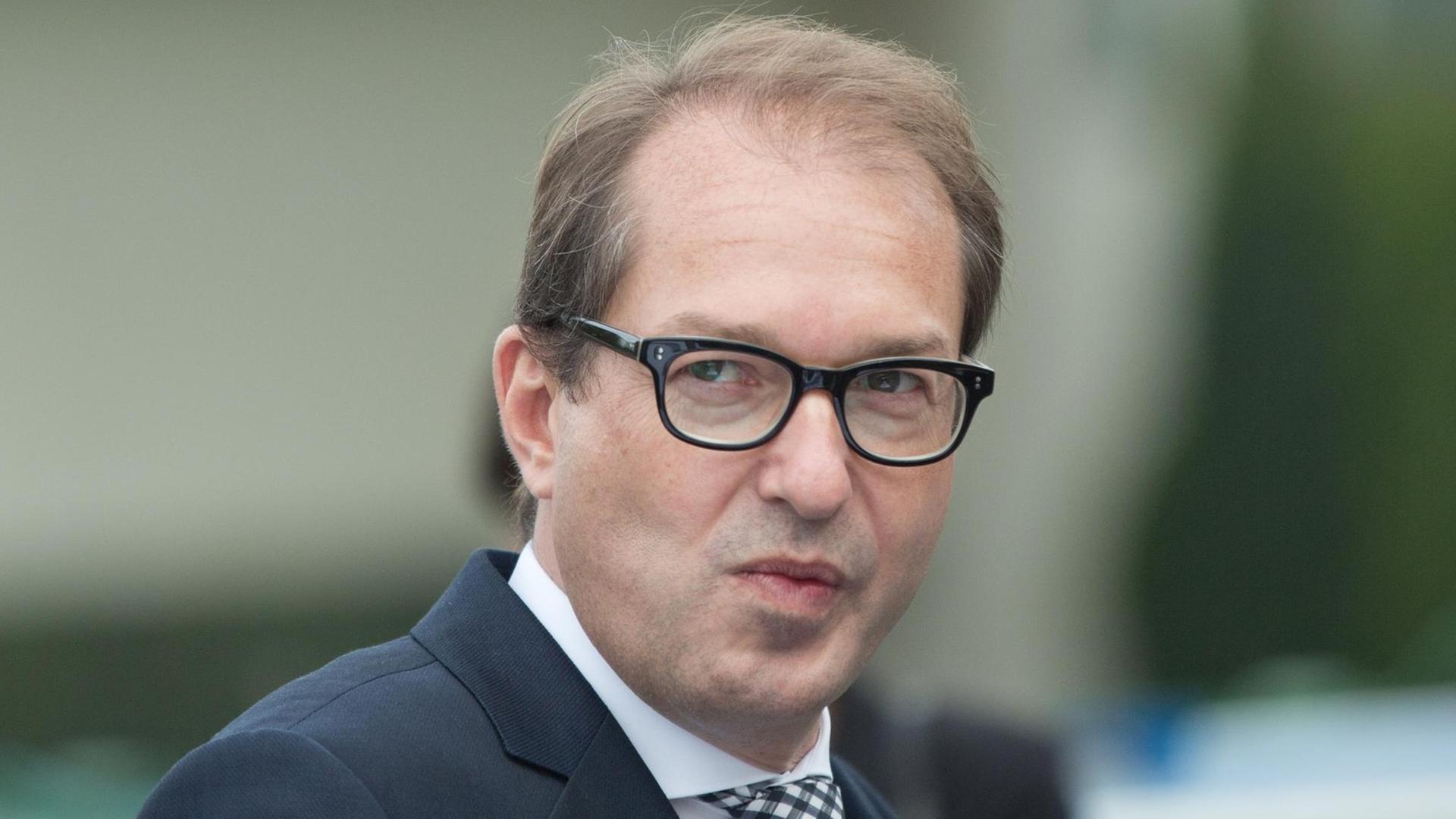 Bundesverkehrsminister Alexander Dobrindt Bundesverkehrsminister Alexander Dobrindt