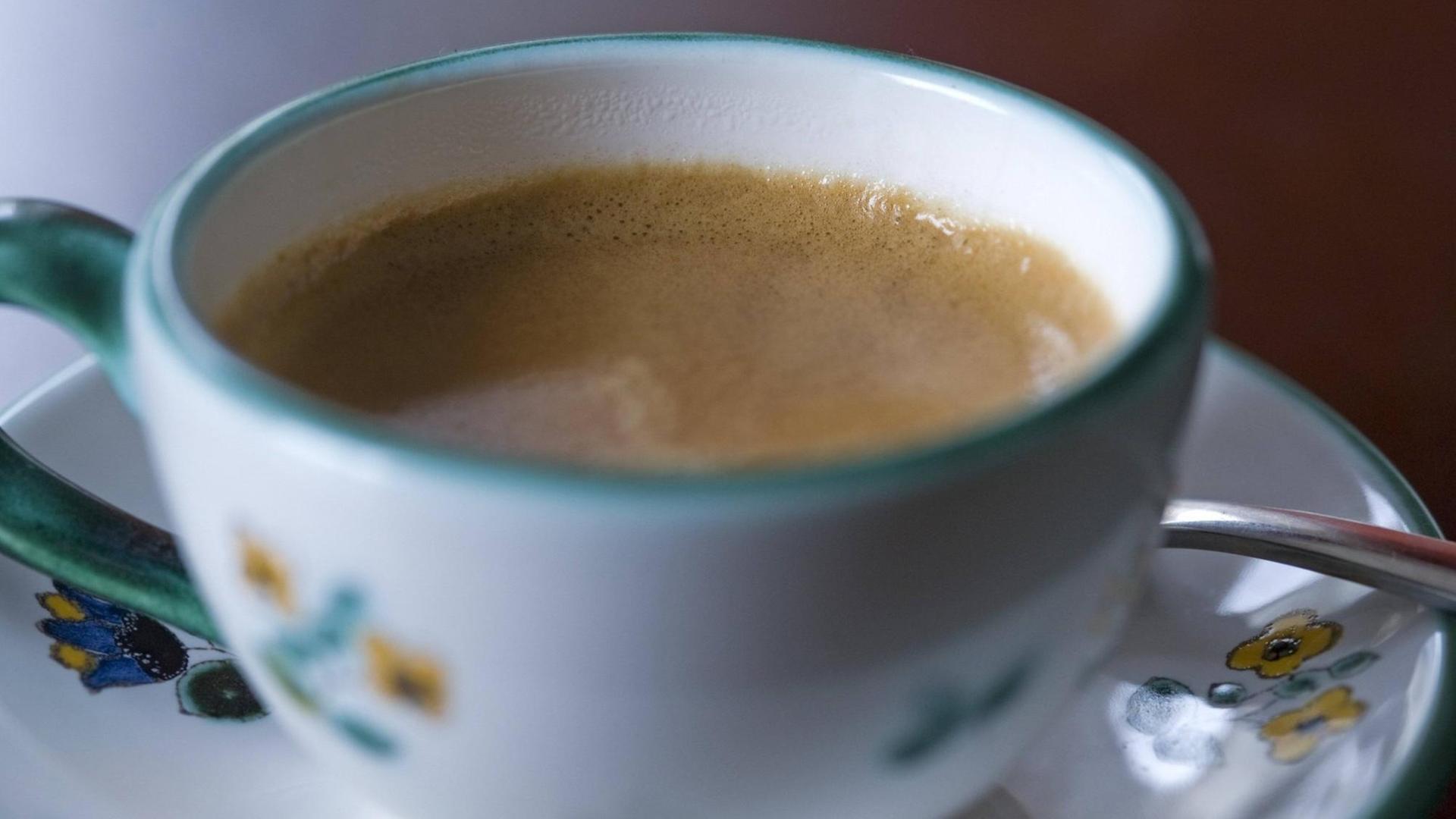Tasse Kaffee, Gmundner Keramik Tasse Kaffee, Gmundner Keramik