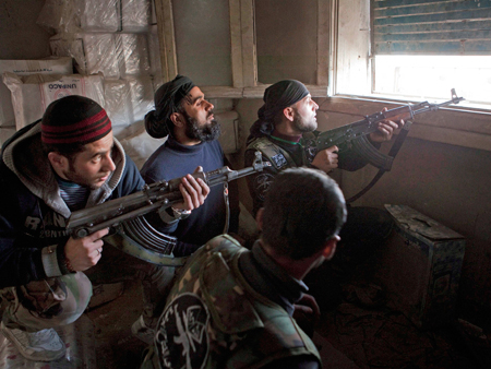 Aufständische in Aleppo (Syrien) Aufständische in Aleppo (Syrien)