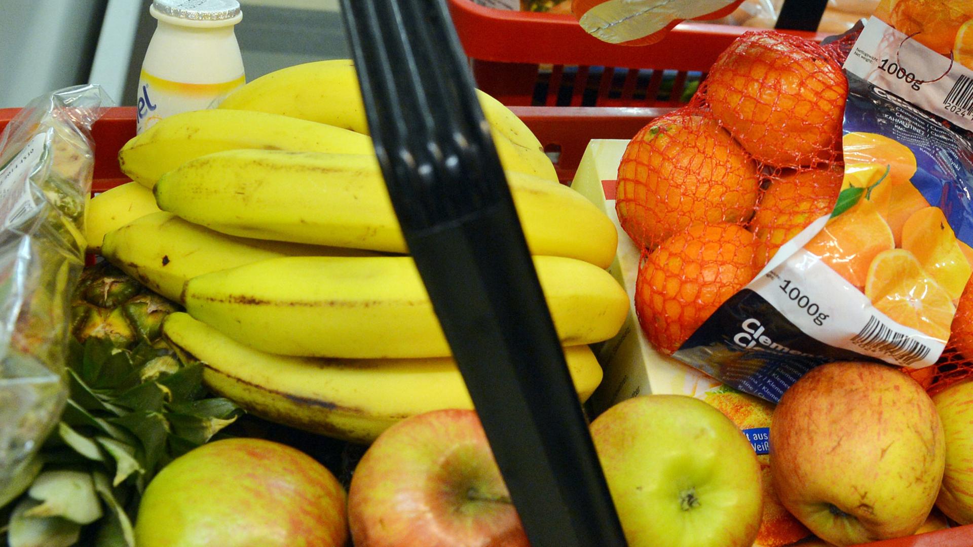 Lebensmittel, Obst, Einkauf Lebensmittel, Obst, Einkauf