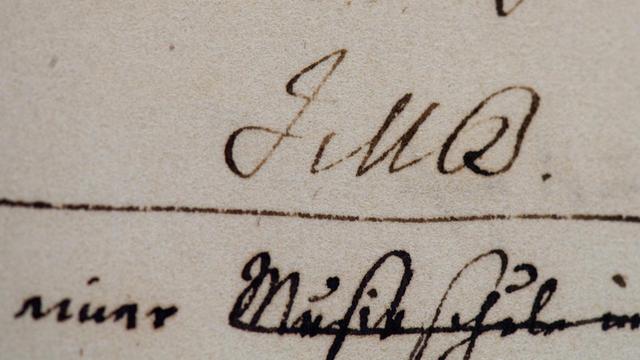Das Kürzel "FMB" steht unter einem von mehreren Briefen von Felix Mendelssohn Bartholdy (1809-1847)