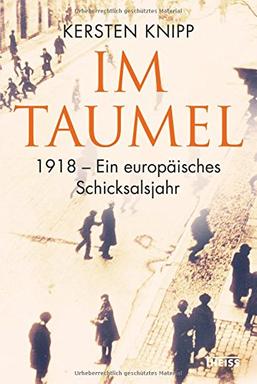 Buchcover, Kersten Knipp, Im Taumel. 1918 – Ein europäisches Schicksalsjahr, Theiss Verlag 