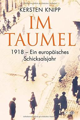 Buchcover, Kersten Knipp, Im Taumel. 1918 – Ein europäisches Schicksalsjahr, Theiss Verlag Buchcover, Kersten Knipp, Im Taumel. 1918 – Ein europäisches Schicksalsjahr, Theiss Verlag