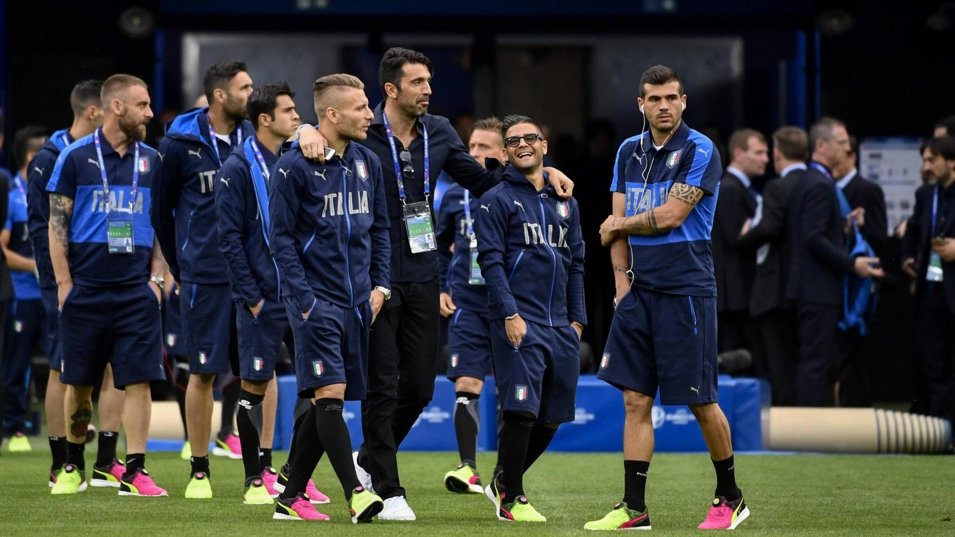 Italien gegen Deutschland bei der Fußball-EM