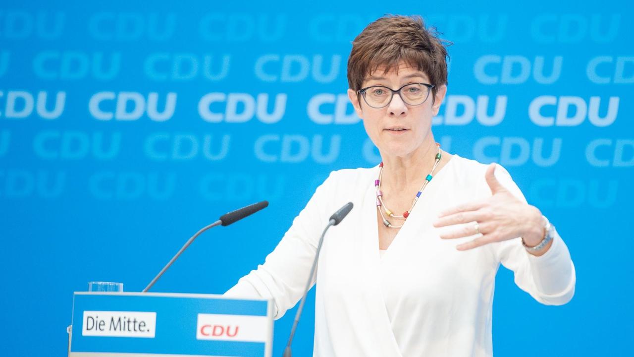 CDU-Generalsekretärin Annegret Kramp-Karrenbauer CDU-Generalsekretärin Annegret Kramp-Karrenbauer