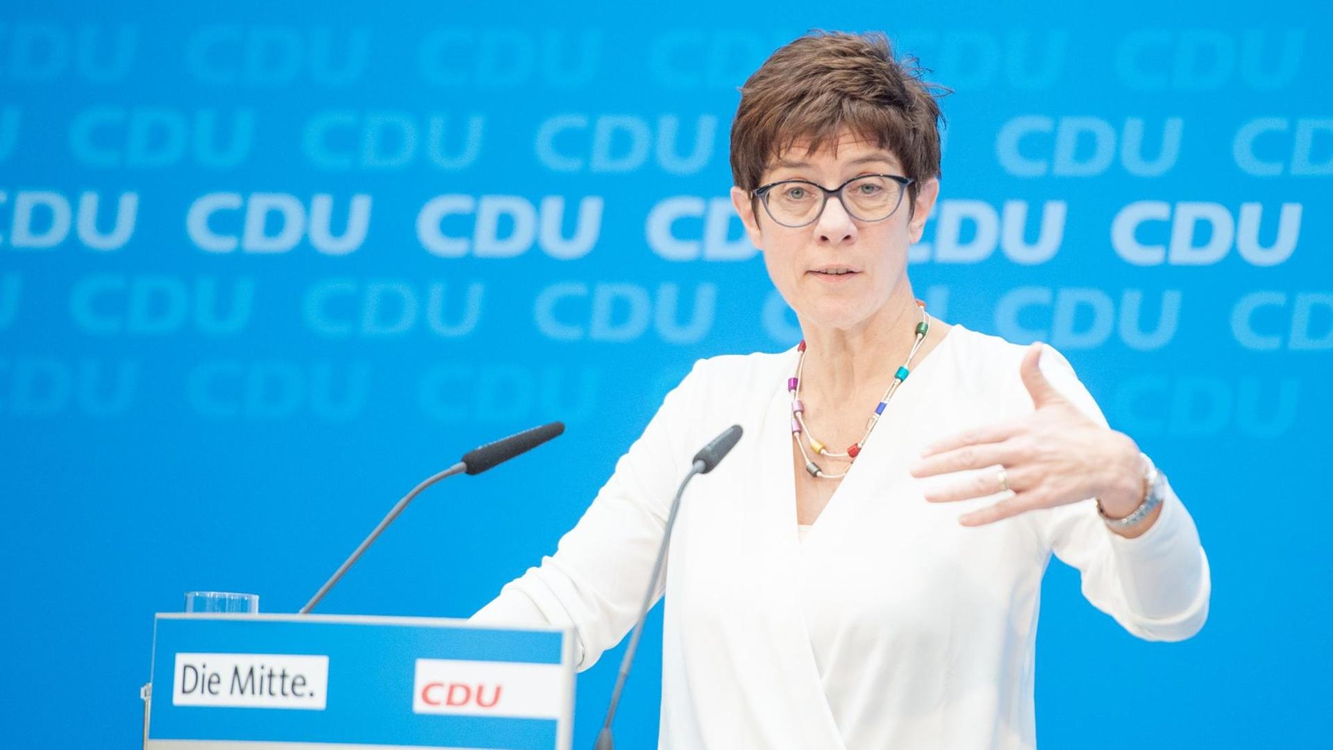 CDU-Generalsekretärin Annegret Kramp-Karrenbauer CDU-Generalsekretärin Annegret Kramp-Karrenbauer