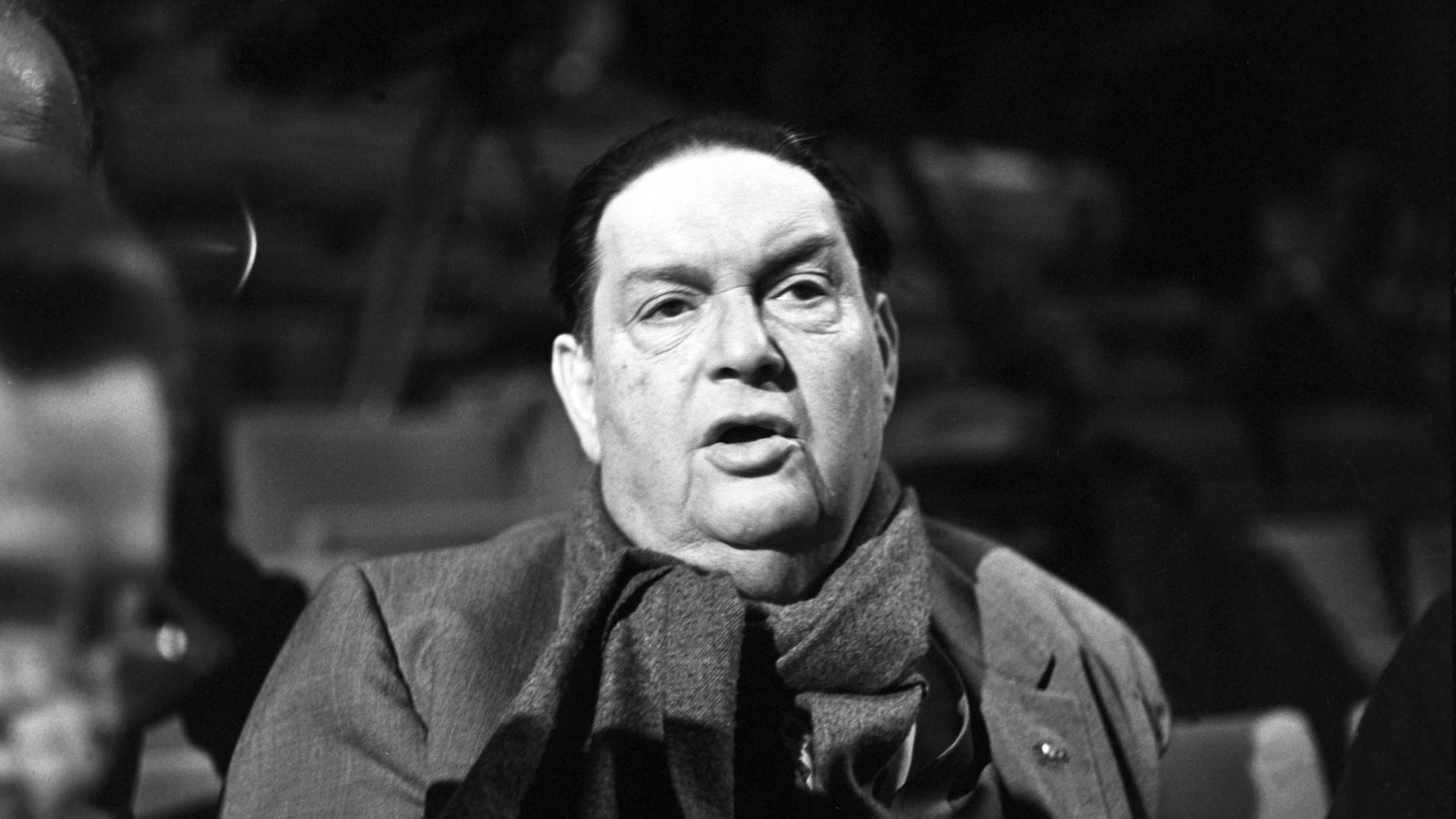Der Komponist Darius Milhaud am 22. April 1963 Der Komponist Darius Milhaud am 22. April 1963