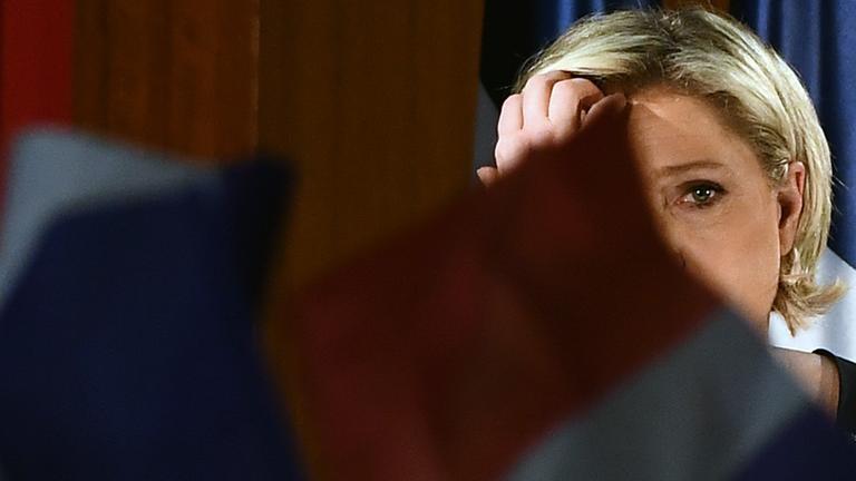 Die Chefin des rechtsextremen "Front National" in Frankreich: Marine Le Pen Die Chefin des rechtsextremen "Front National" in Frankreich: Marine Le Pen