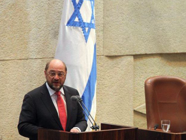 Martin Schulz bei seiner Rede in der Knesset Martin Schulz bei seiner Rede in der Knesset