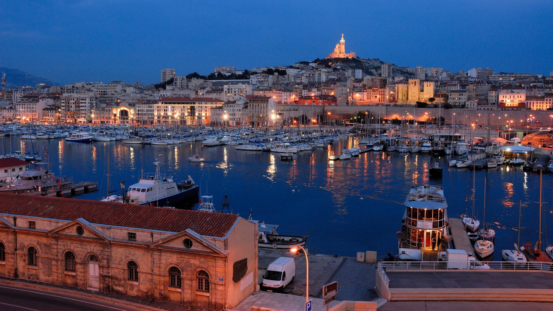 Alter Yachthafen von Marseille, Frankreich