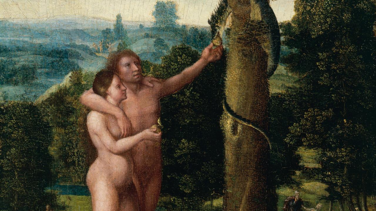 Adriaen Isenbrant (Ysenbrant) Adam und Eva, um 1520 (Detail) Öl auf Eichenholz40 x 30 cm Kunsthalle Bremen – Der Kunstverein in Bremen Adriaen Isenbrant (Ysenbrant) Adam und Eva, um 1520 (Detail) Öl auf Eichenholz40 x 30 cm Kunsthalle Bremen – Der Kunstverein in Bremen