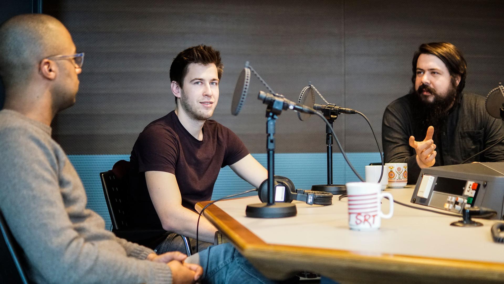 Sascha Boampong, Timo Eckhardt und Tobias Schwarz Sascha Boampong, Timo Eckhardt und Tobias Schwarz