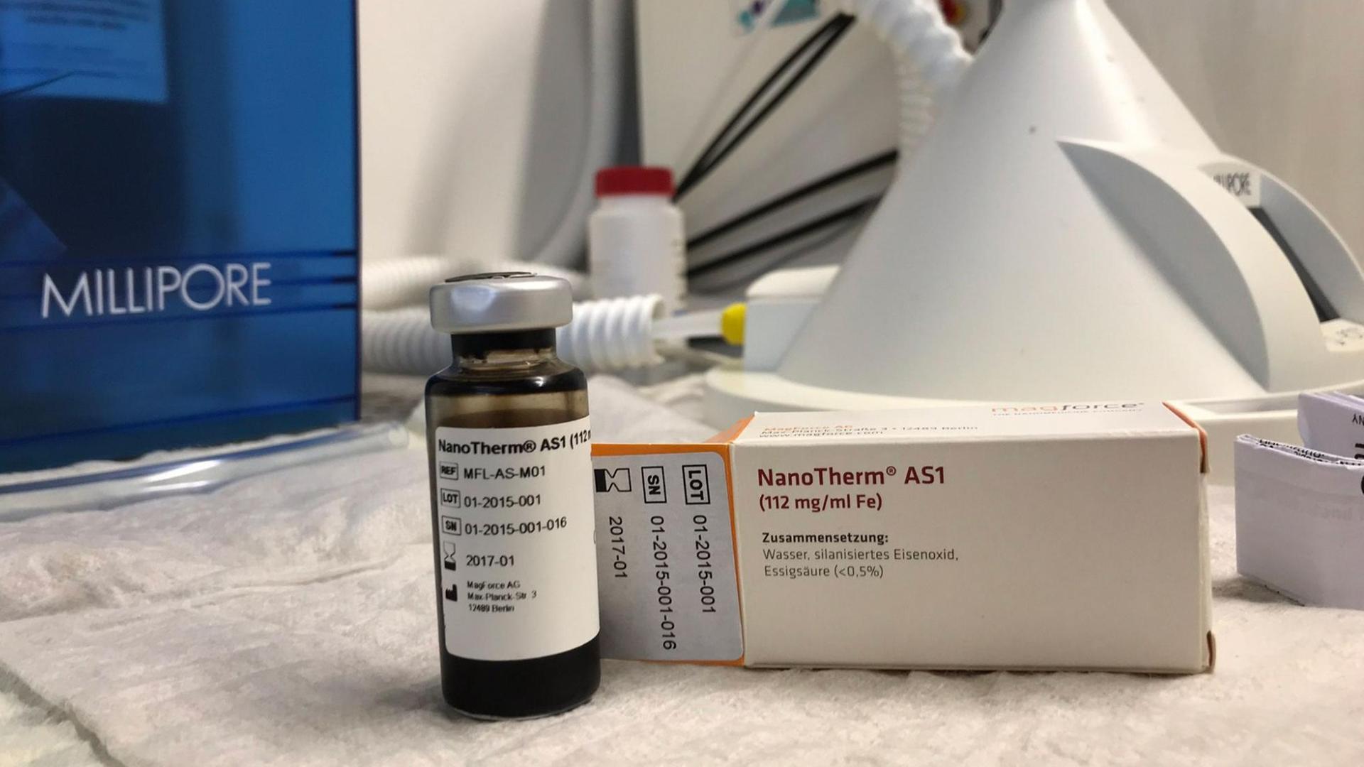 Nanoteilchen für die Wärmetherapie. Nanoteilchen für die Wärmetherapie.