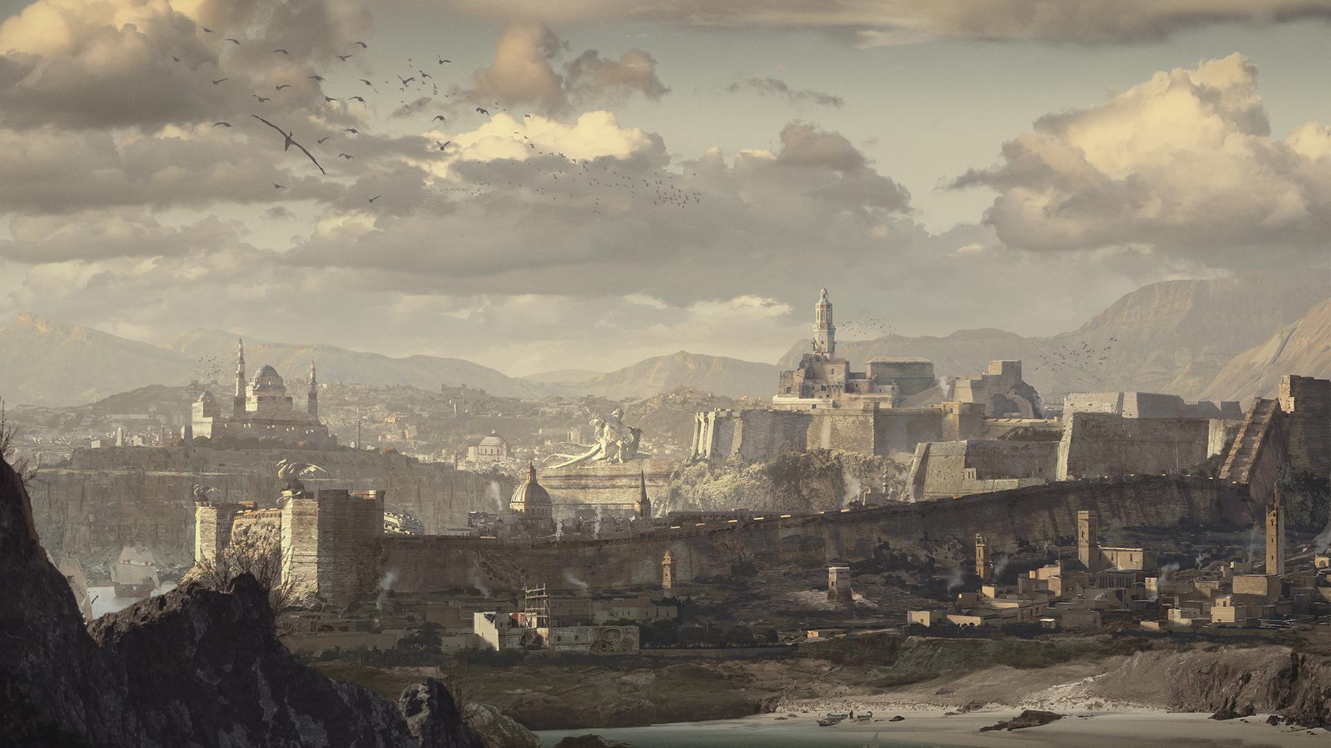 Die Hafenstadt Tyrosh, zu sehen in dern Ausstellung "Unseen Westeros" Die Hafenstadt Tyrosh, zu sehen in dern Ausstellung "Unseen Westeros"