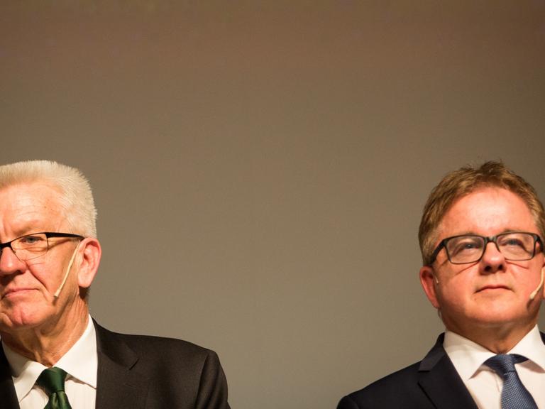 Die Spitzenkandidaten der Grünen und der CDU: Winfried Kretschmann und Guido Wolf