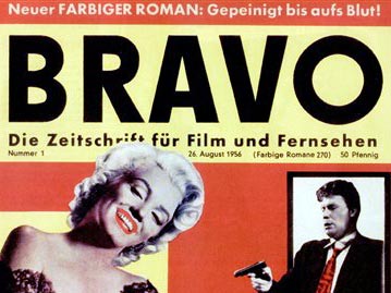 Erste Ausgabe der "Bravo". Erste Ausgabe der "Bravo".