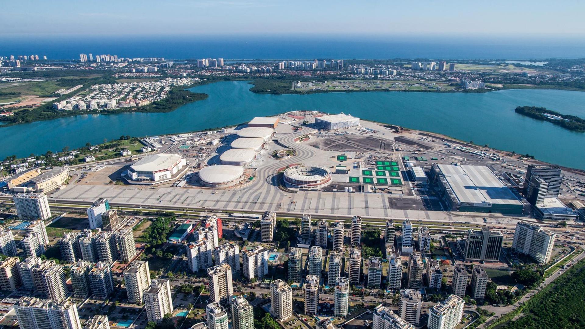 Luftbild Olympiapark in Rio de Janeiro Luftbild Olympiapark in Rio de Janeiro