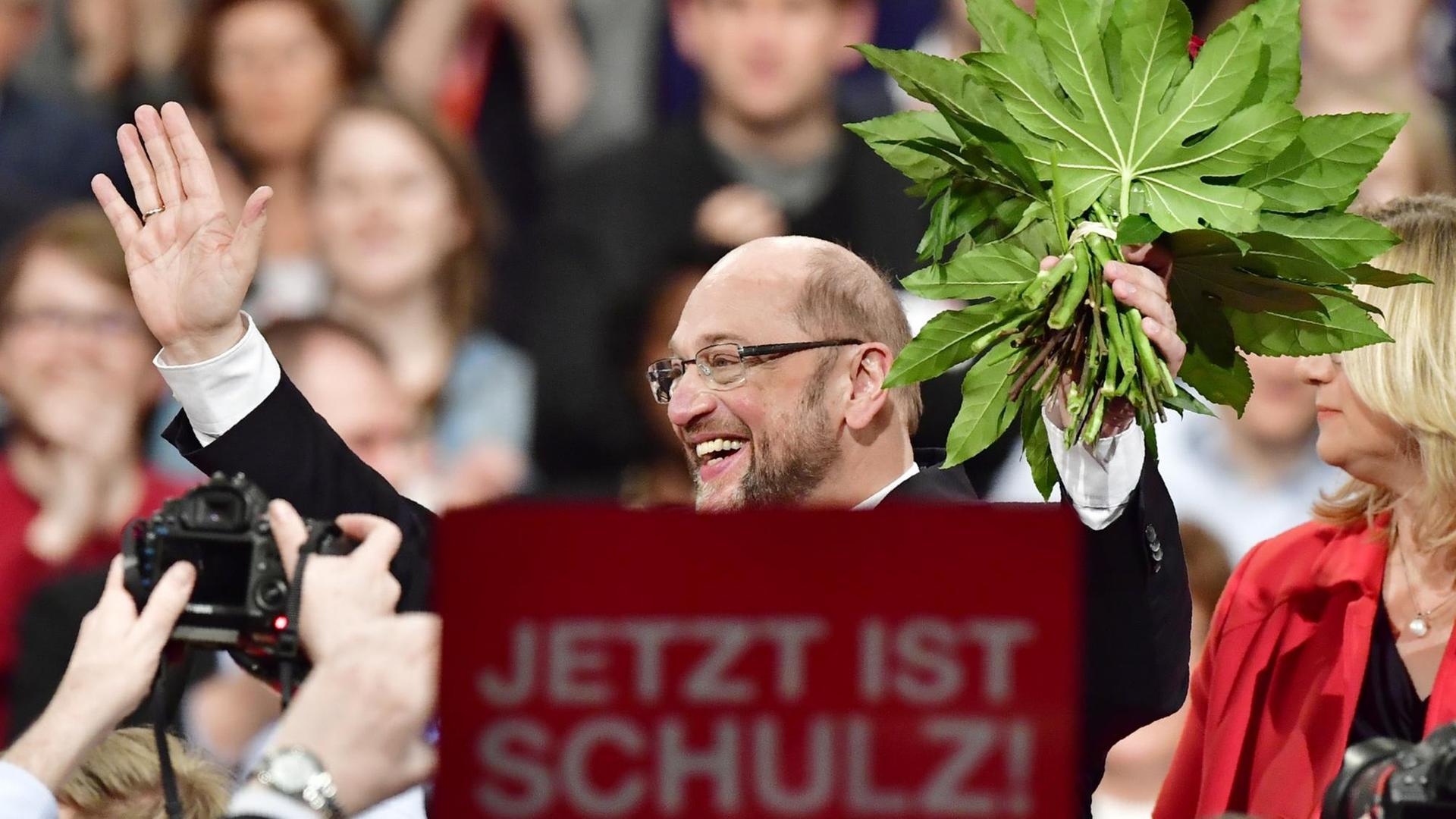 Martin Schulz auf dem SPD-Parteitag am 19. März 2017 in Berlin.