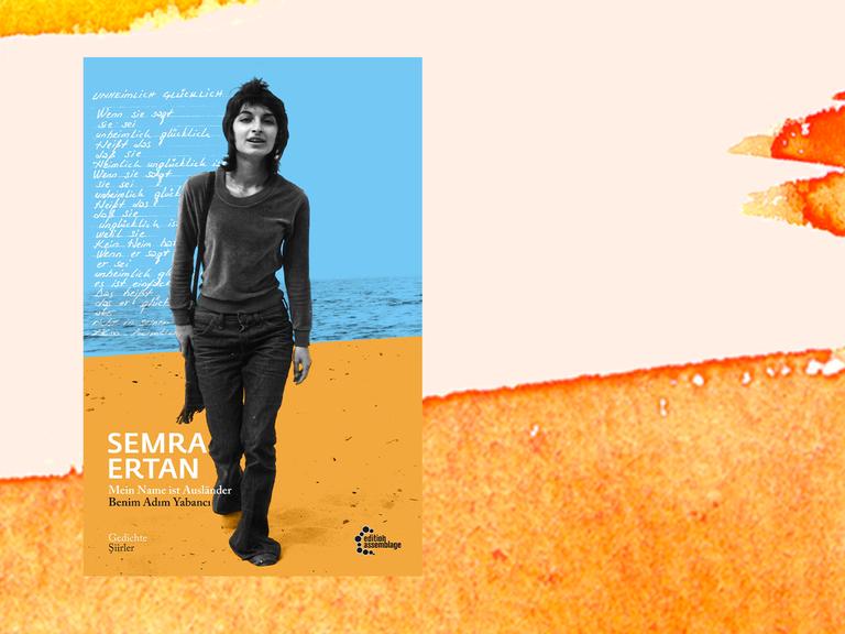 Buchcover von Semra Ertan "Mein Name ist Ausländer. Benim Adim Yabanci. Gedichte". Edition Assemblage, 2021.