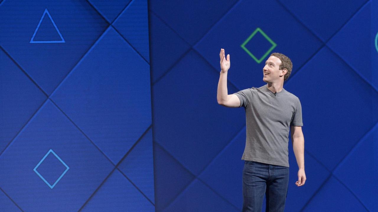 Der Gründer von Facebook, Mark Zuckerberg Der Gründer von Facebook, Mark Zuckerberg