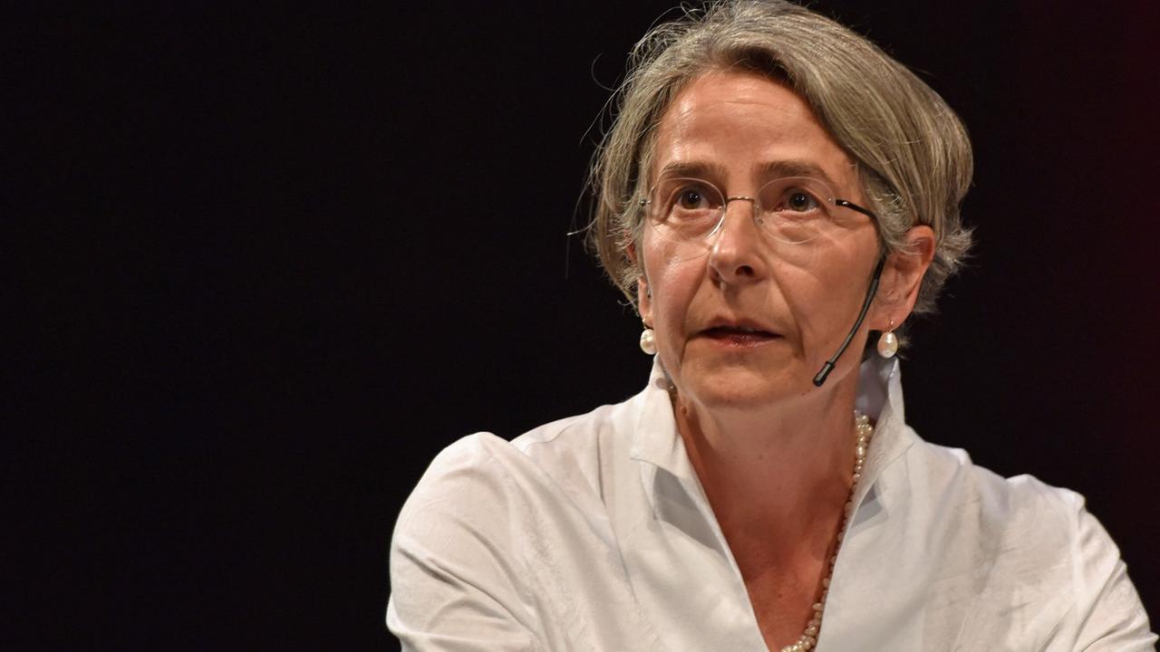 Die Literaturwissenschaftlerin Julika Griem liest am 17.09.2018 auf einem Podium der Lit Cologne Spezial dem internationalen Literaturfestival in Köln.