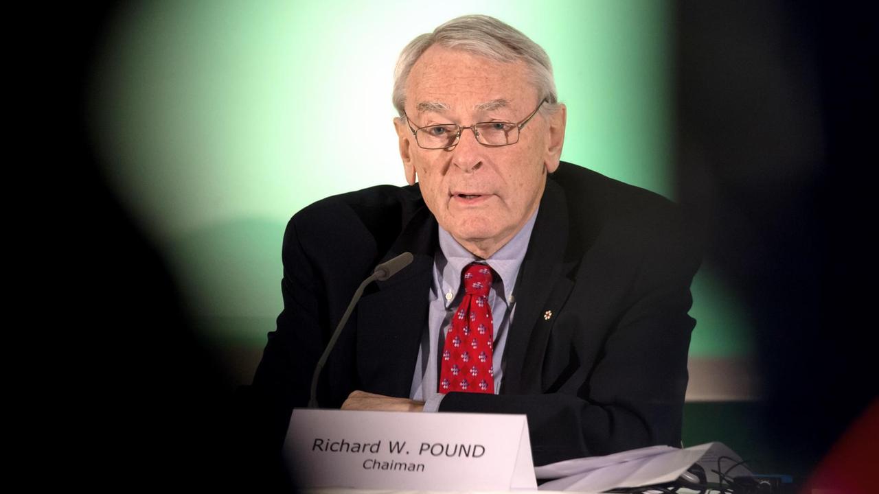 Richard Pound leitet die unabhängige Untersuchungskommission der WADA zum Doping- und Korruptionsskandal im Leichtatlethik-Weltverband IAAF. Richard Pound leitet die unabhängige Untersuchungskommission der WADA zum Doping- und Korruptionsskandal im Leichtatlethik-Weltverband IAAF.