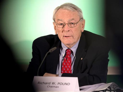 Richard Pound leitet die unabhängige Untersuchungskommission der WADA zum Doping- und Korruptionsskandal im Leichtatlethik-Weltverband IAAF. Richard Pound leitet die unabhängige Untersuchungskommission der WADA zum Doping- und Korruptionsskandal im Leichtatlethik-Weltverband IAAF.