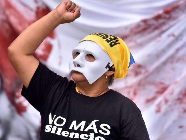 Protest-Performance im kolumbianischen Cali