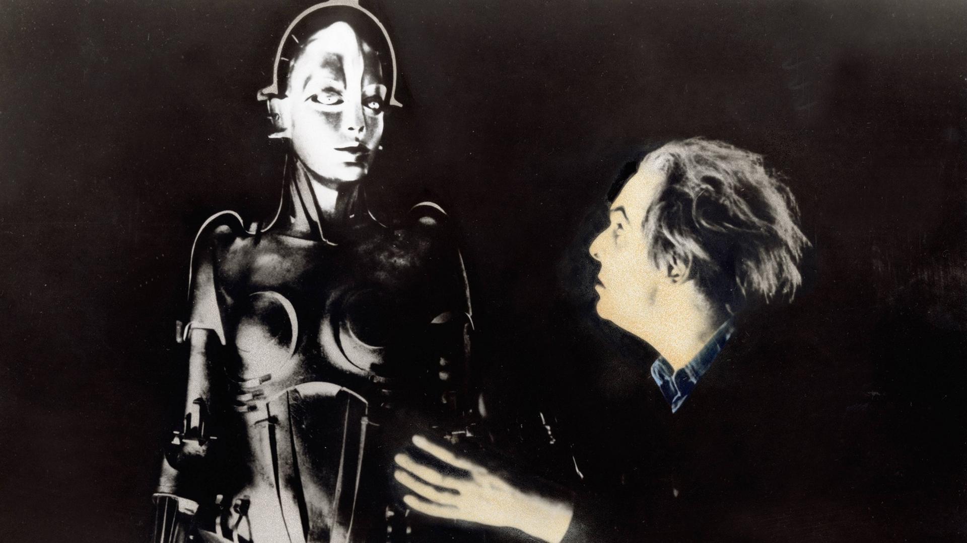 Szene aus Fritz Langs "Metropolis", bei dem Karl Freund die Kamera führte Szene aus Fritz Langs "Metropolis", bei dem Karl Freund die Kamera führte
