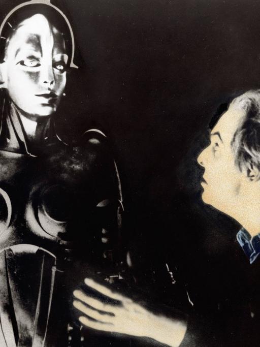 Szene aus Fritz Langs "Metropolis", bei dem Karl Freund die Kamera führte