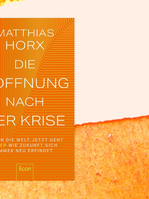 Das Cover des Buches "Die Hoffnung nach der Krise" auf pastellfarbenem Untergrund.