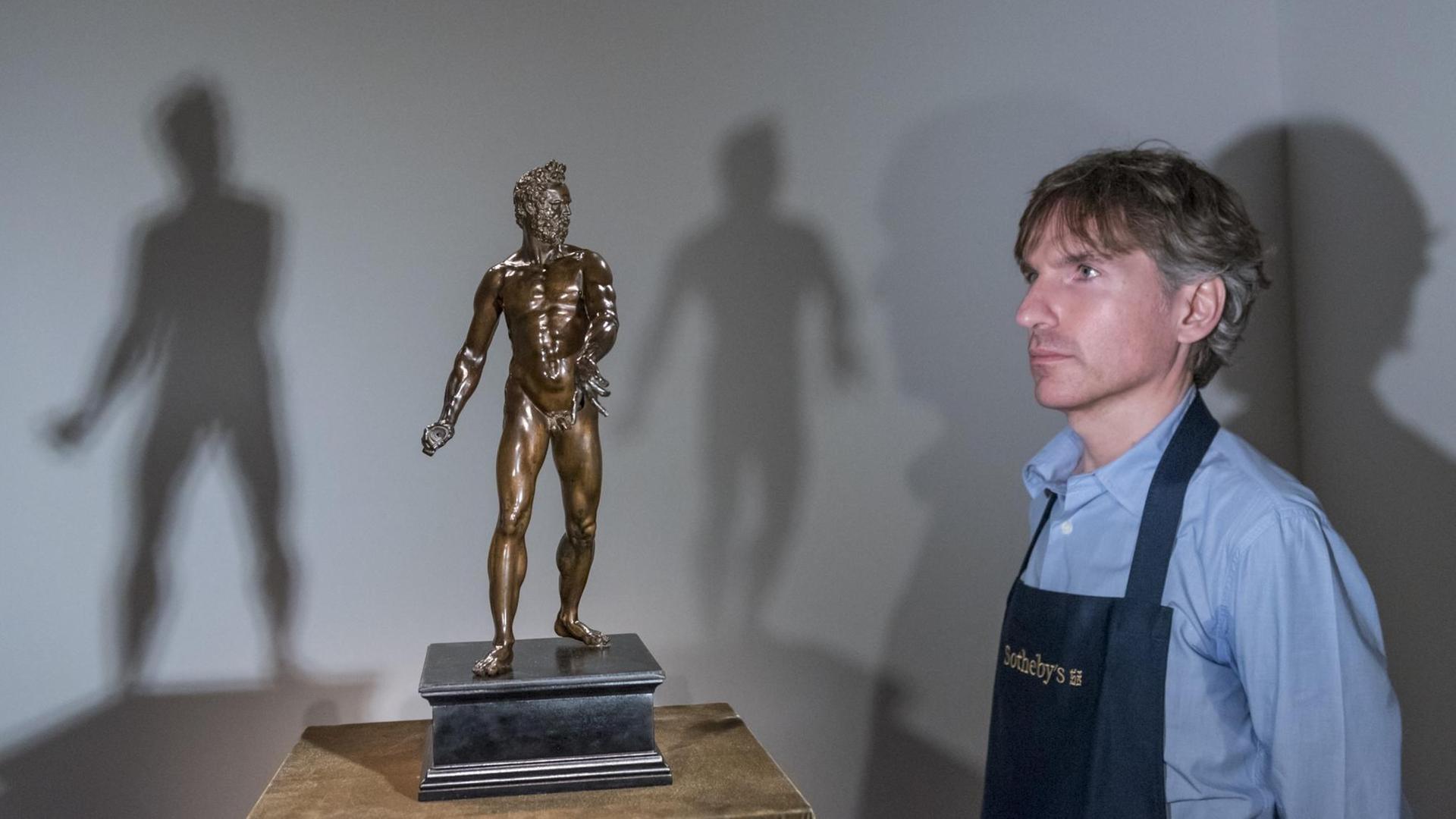 Der "Dresdner Mars" von Giambologna sollte bei Sotheby's verkauft werden. Der "Dresdner Mars" von Giambologna sollte bei Sotheby's verkauft werden.