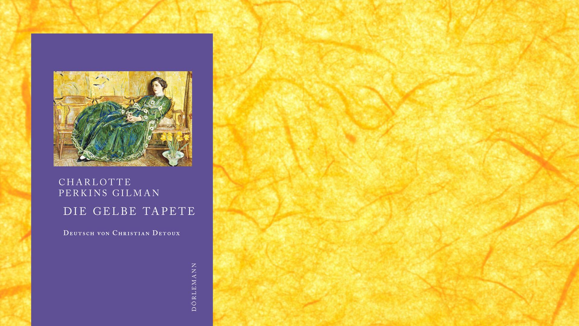 Auf dem Titelbild des Buches ist eine Frau in einem grünen Kleid zu sehen, sie lehnt auf einer Bank vor einer gelben Tapete. Auf dem Titelbild des Buches ist eine Frau in einem grünen Kleid zu sehen, sie lehnt auf einer Bank vor einer gelben Tapete.