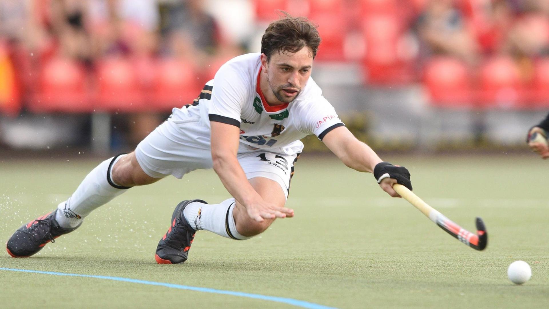 Der deutsche Hockeyspieler Tobias Hauke Der deutsche Hockeyspieler Tobias Hauke