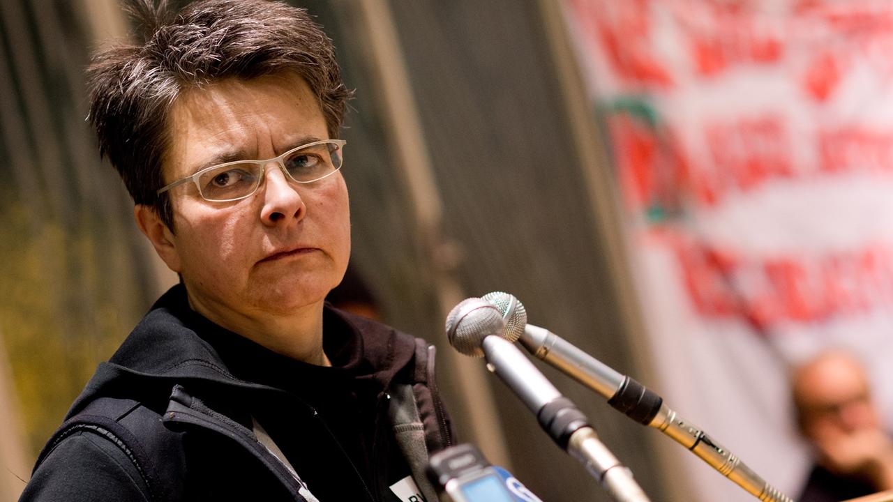 Monika Herrmann (Bündnis 90 / Die Grünen), Bezirksbürgermeisterin von Berlin-Kreuzberg Monika Herrmann (Bündnis 90 / Die Grünen), Bezirksbürgermeisterin von Berlin-Kreuzberg