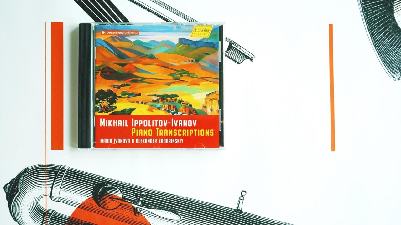 Eine wilde Berglandschaft in blau und orange ist das Coverbild der neuen CD.