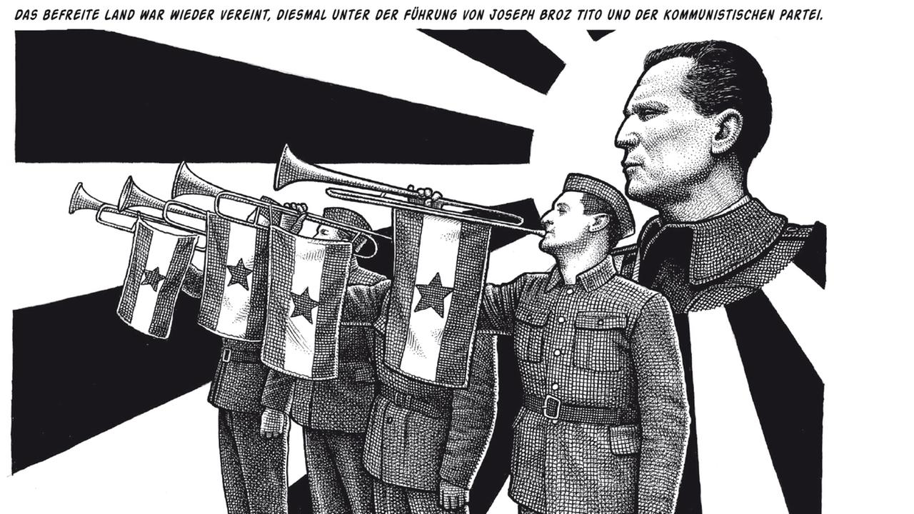 Ausschnitt aus "Vaterland" von Nina Bunjevac Ausschnitt aus "Vaterland" von Nina Bunjevac