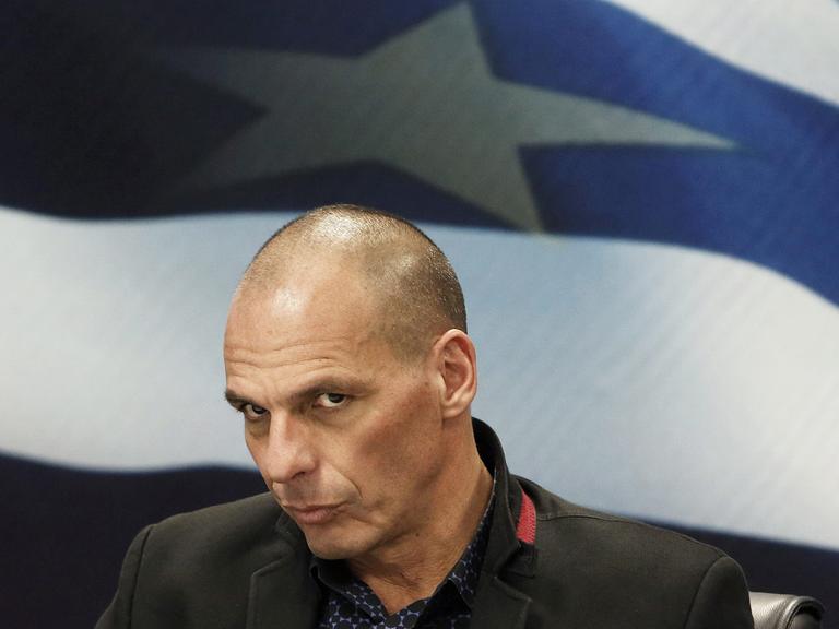 Der griechische Finanzminister Yanis Varoufakis, aufgenommen in Athen.